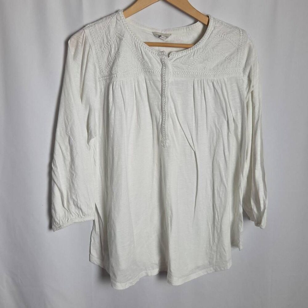 Lucky Brand White Blouse 1X
